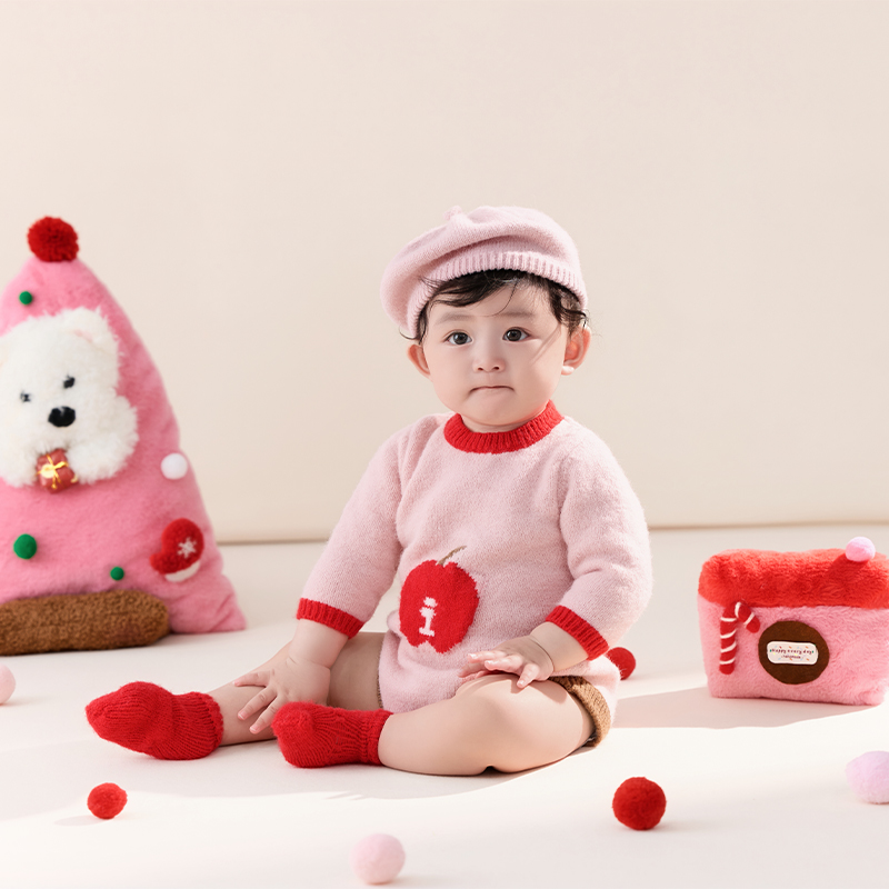 Photography Outfit - 3-4Month Baby Cute Jumpsuit Rompers Newborn