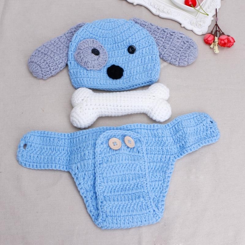 Photography Outfit - 3 Pcs/Set Newborn Photography Prop Hat