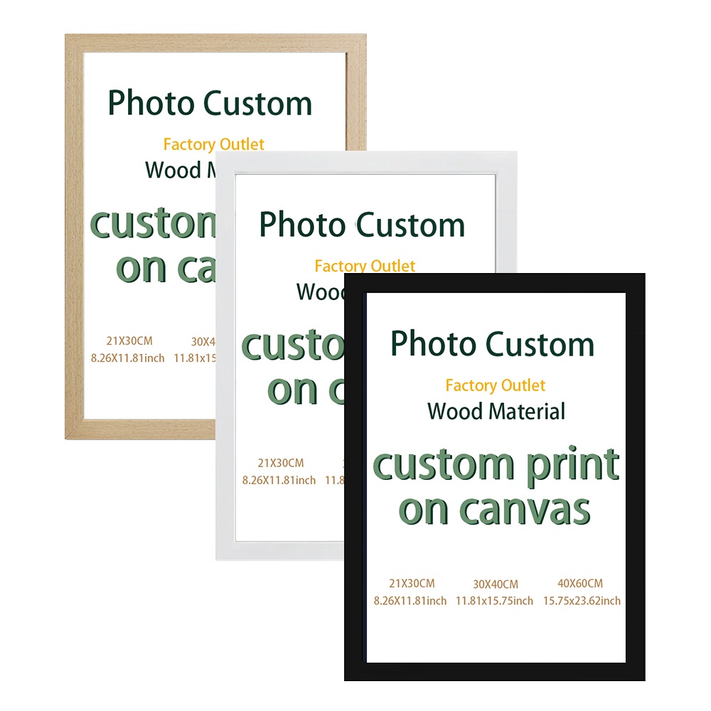Photography Exhibition - Customized canvas painting plus photo frame,high-definition