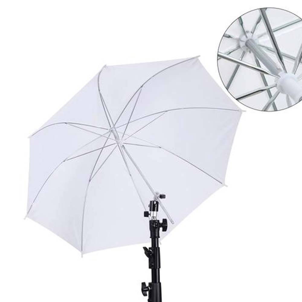 Photography Umbrella Light - 50cm/ 20Inch Photography Umbrella Metal Handle