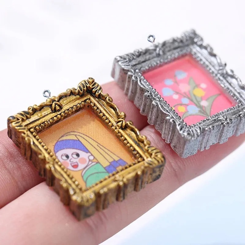 Photography Exhibition - 10Pcs Flatback Cabochon Vintage Resin Photo