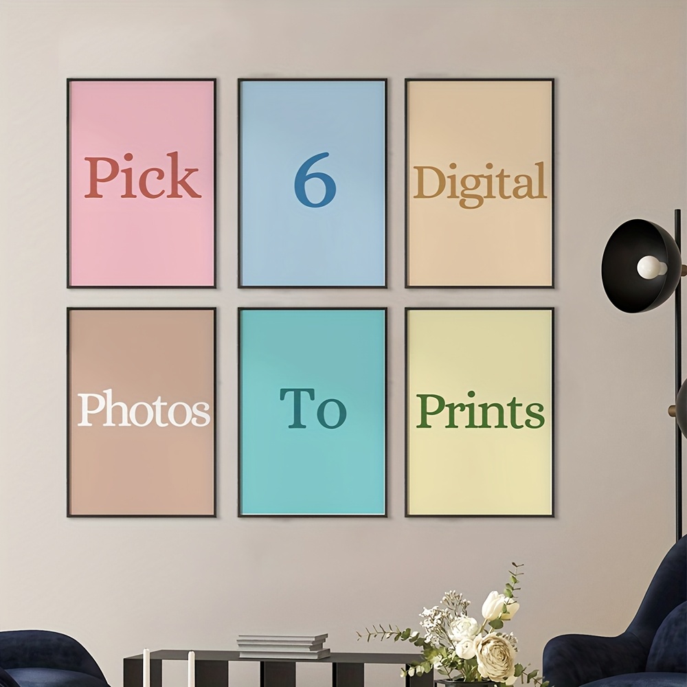 Photography Kit - 6pcs/set Personalized Custom Canvas Printing Photo