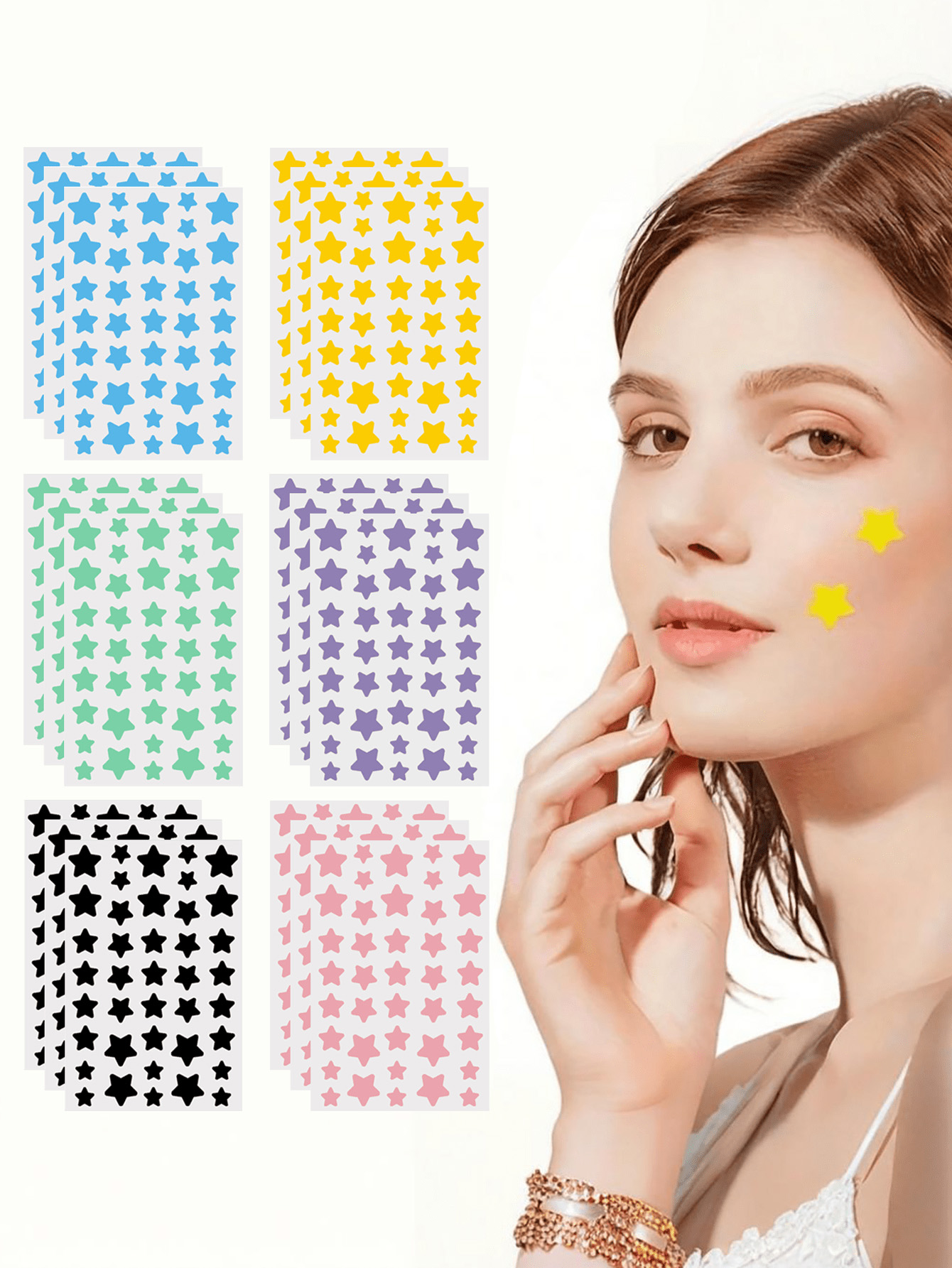 Photography Of The Day - 240 Pieces/Cute Star Face Stickers, Fun