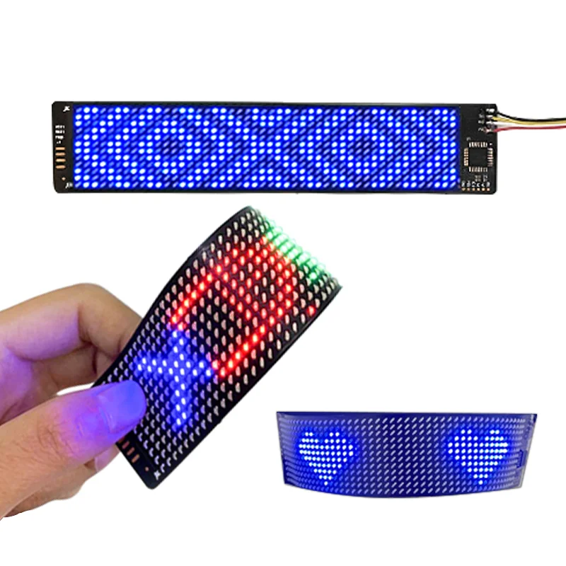 Pixel Art Led Panel - 12*48 Pixels Flexible LED Display Panel