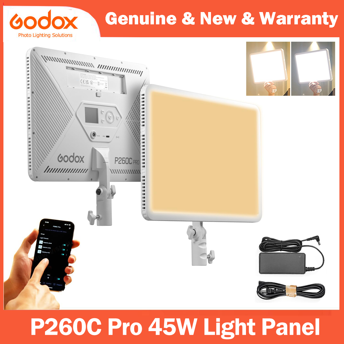 Pixel Art Led Panel - Godox P260C Pro LED Video Light