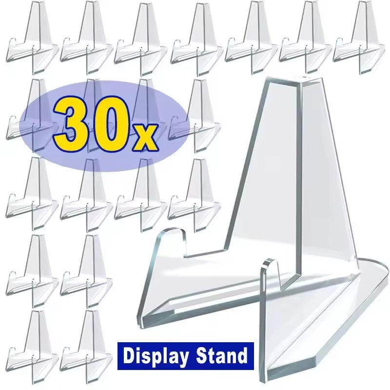 Photography Exhibition - 30-1PCS Triangular Card Display Stand Mini