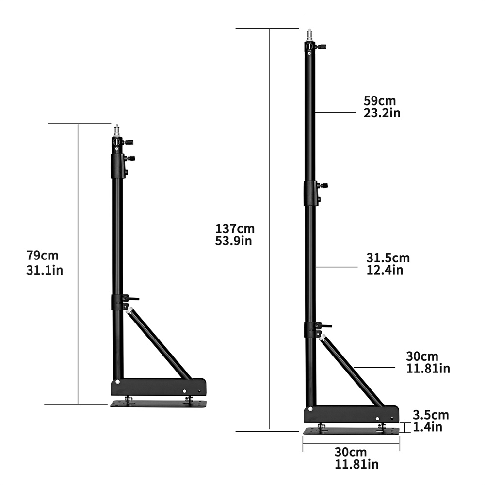 100/135/ 170cm Wall Mounting T - Photography Umbrella Light ulasan dan harga