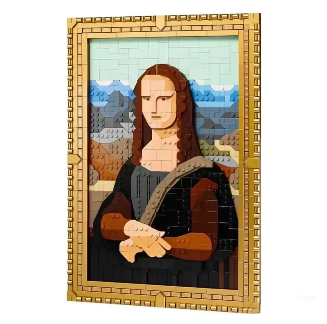 DIY Mona Lisa Building Blocks  - Photography Architecture ulasan dan harga