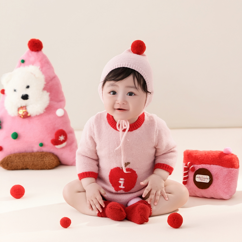 3-4Month Baby Cute Jumpsuit Ro - Photography Outfit ulasan dan harga