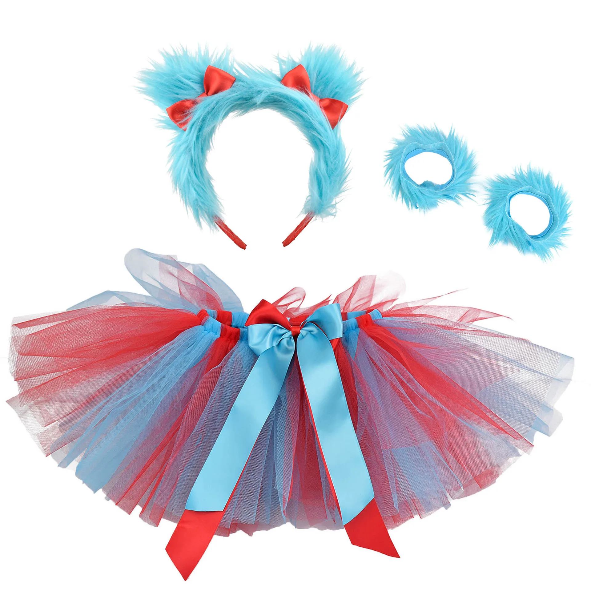 Red Turquoise Thing 1 Thing 2  - Photography Outfit ulasan dan harga