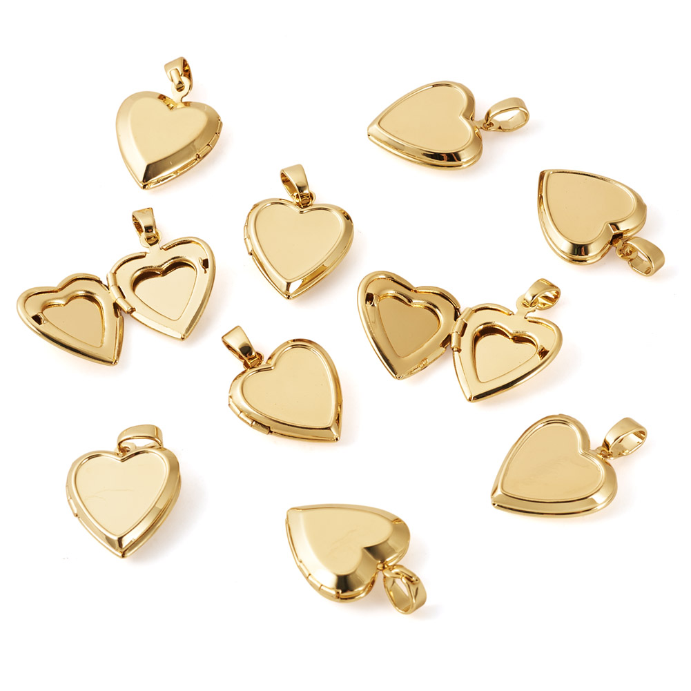 10pcs Heart Photo Locket Penda - Photography Exhibition ulasan dan harga