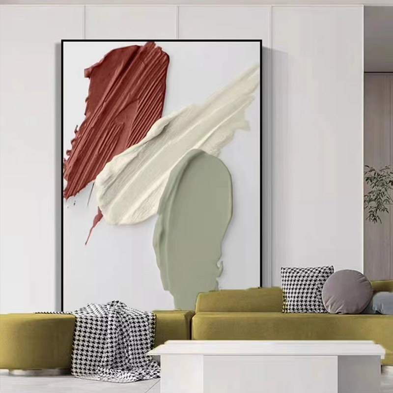 Bold Color Block Abstract Art  - Photography Architecture ulasan dan harga