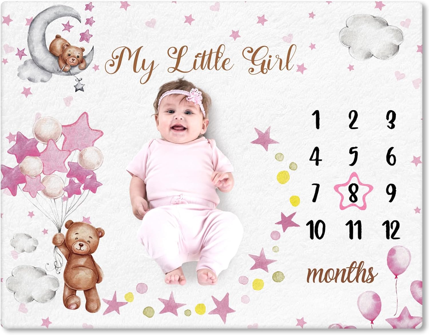 VIKAMA Monthly Baby Growth Mil - Photography Newborn ulasan dan harga