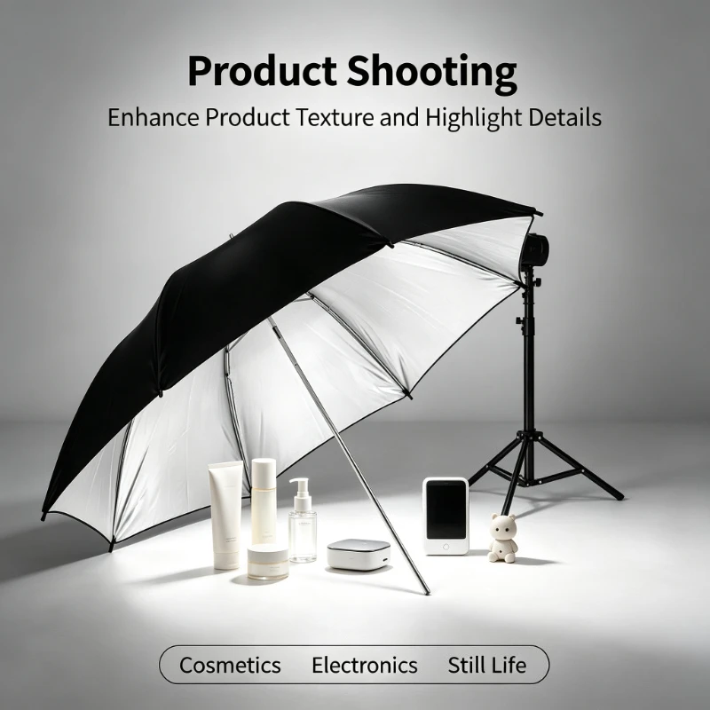 2026 Black Durable 33-inch Ref - Photography Umbrella Light ulasan dan harga