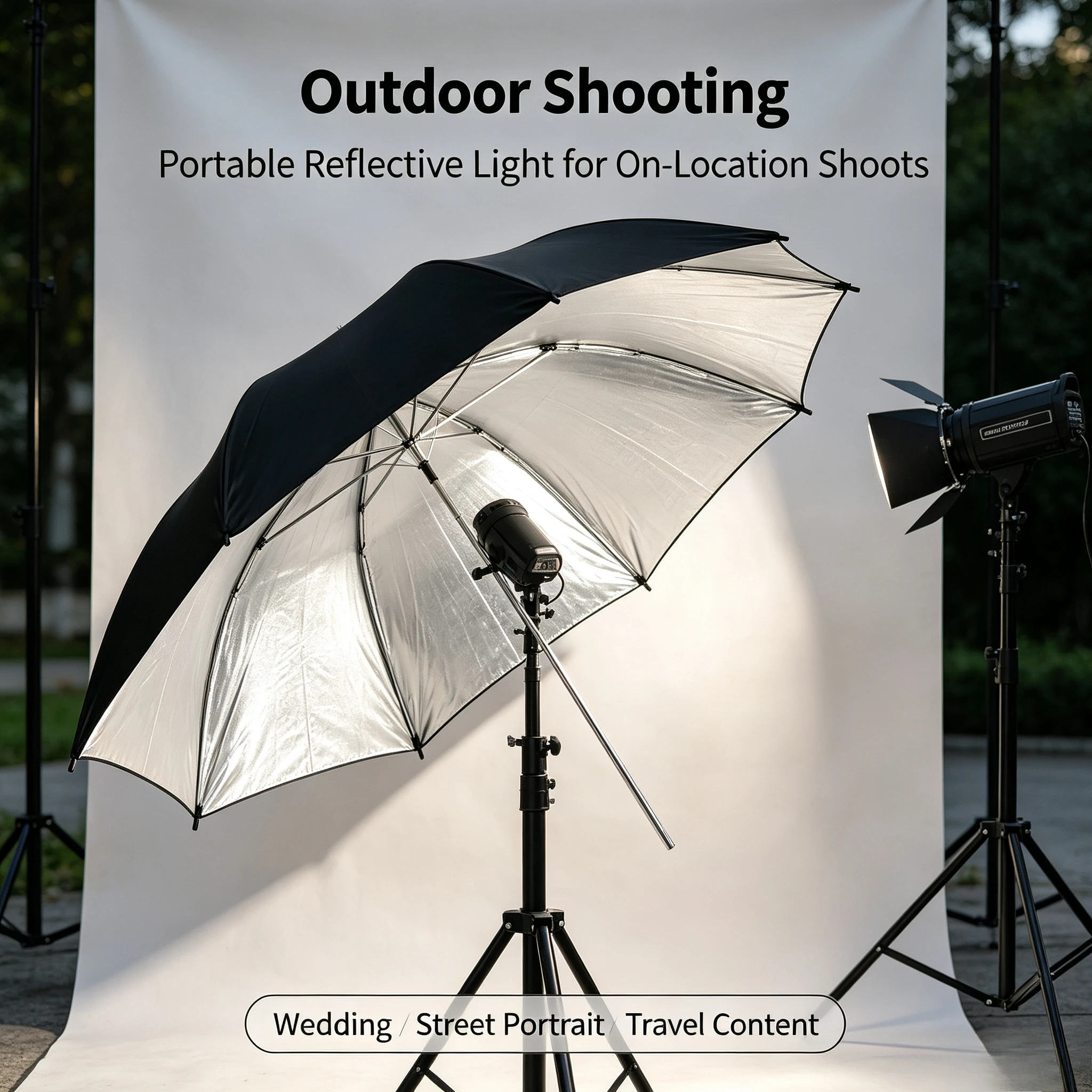 2026 Black Durable 33-inch Ref - Photography Umbrella Light ulasan dan harga
