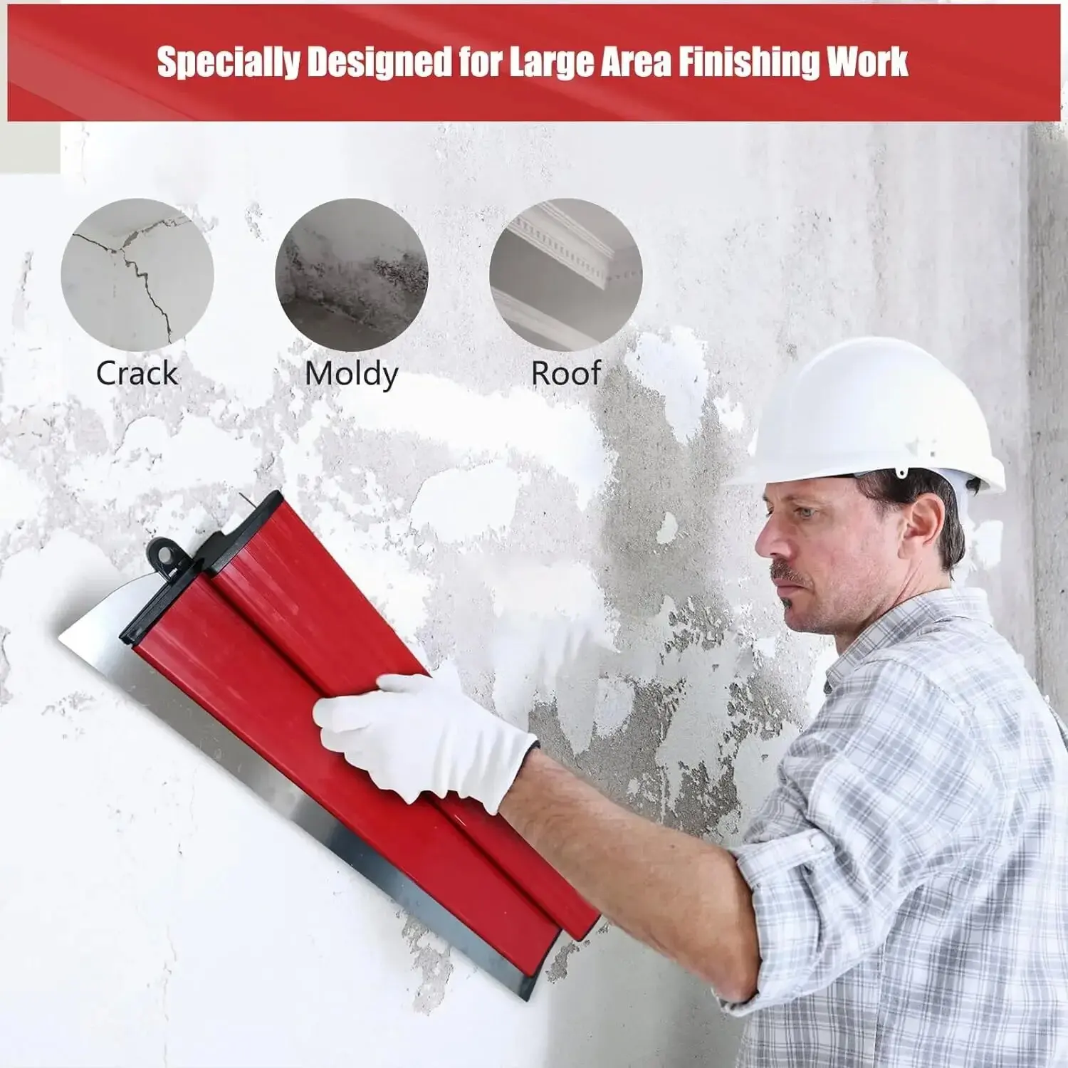 25/40CM Drywall Smoothing Spat - Photography Architecture ulasan dan harga