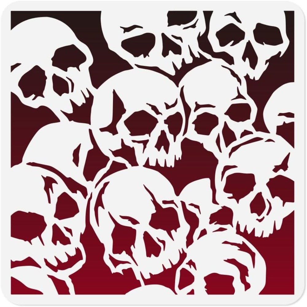 Skulls Stencil for Painting 11 - Photography Model ulasan dan harga
