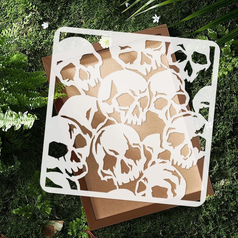 Skulls Stencil for Painting 11 - Photography Model ulasan dan harga