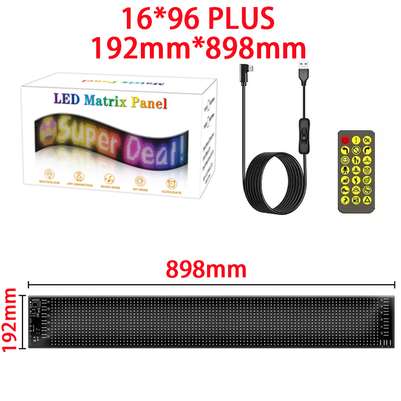 16x96 Plus Truck Eye RGB LED M - Pixel Art Led Panel ulasan dan harga