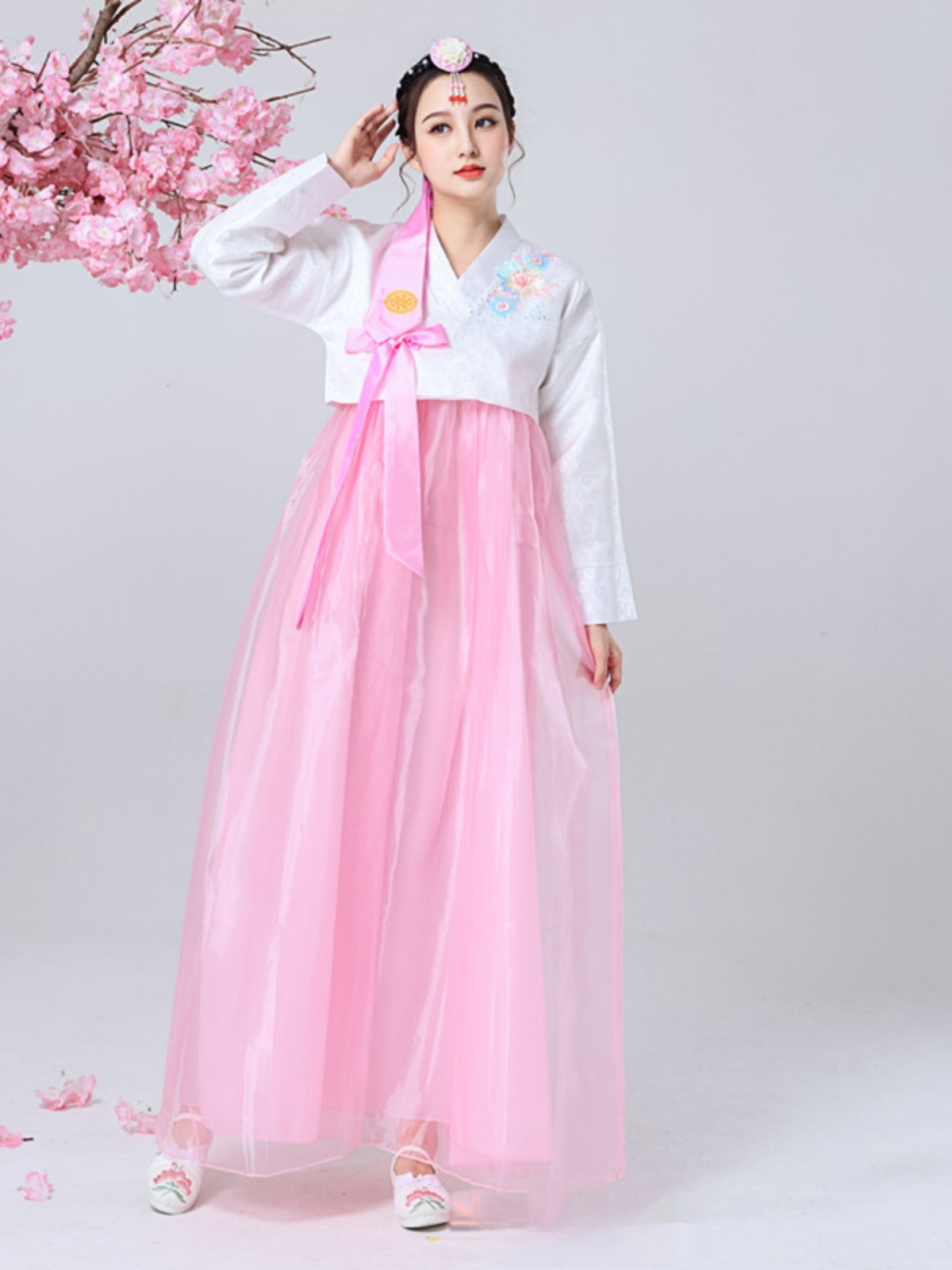 New Korean Court Women's Dance - Photography Outfit ulasan dan harga
