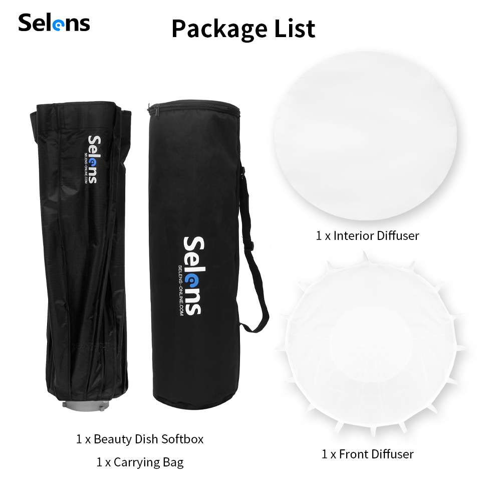 Selens 85cm Umbrella Radar Sof - Photography Umbrella Light ulasan dan harga