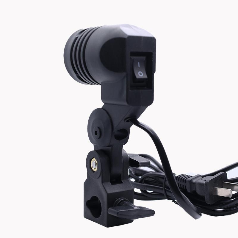 Black 1.8M Cable Cord E27 Sock - Photography Umbrella Light ulasan dan harga