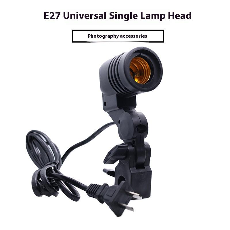 Black 1.8M Cable Cord E27 Sock - Photography Umbrella Light ulasan dan harga