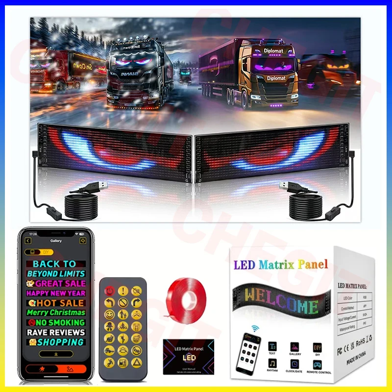 Led Display Truck Eye Car Sign - Pixel Art Led Panel ulasan dan harga