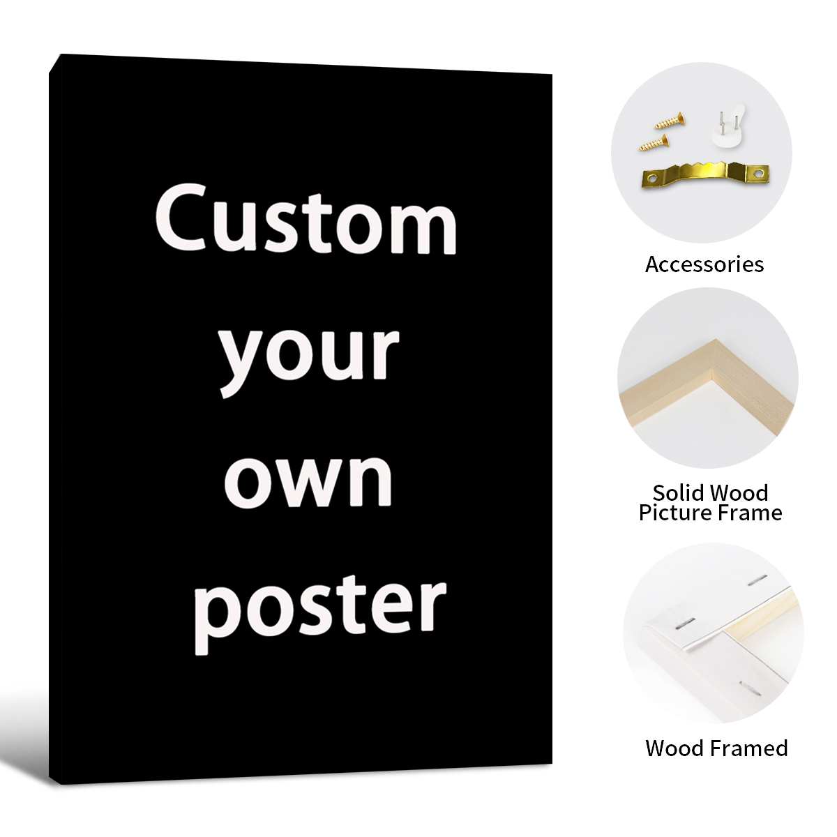 Custom posters framed wall art - Photography Exhibition ulasan dan harga
