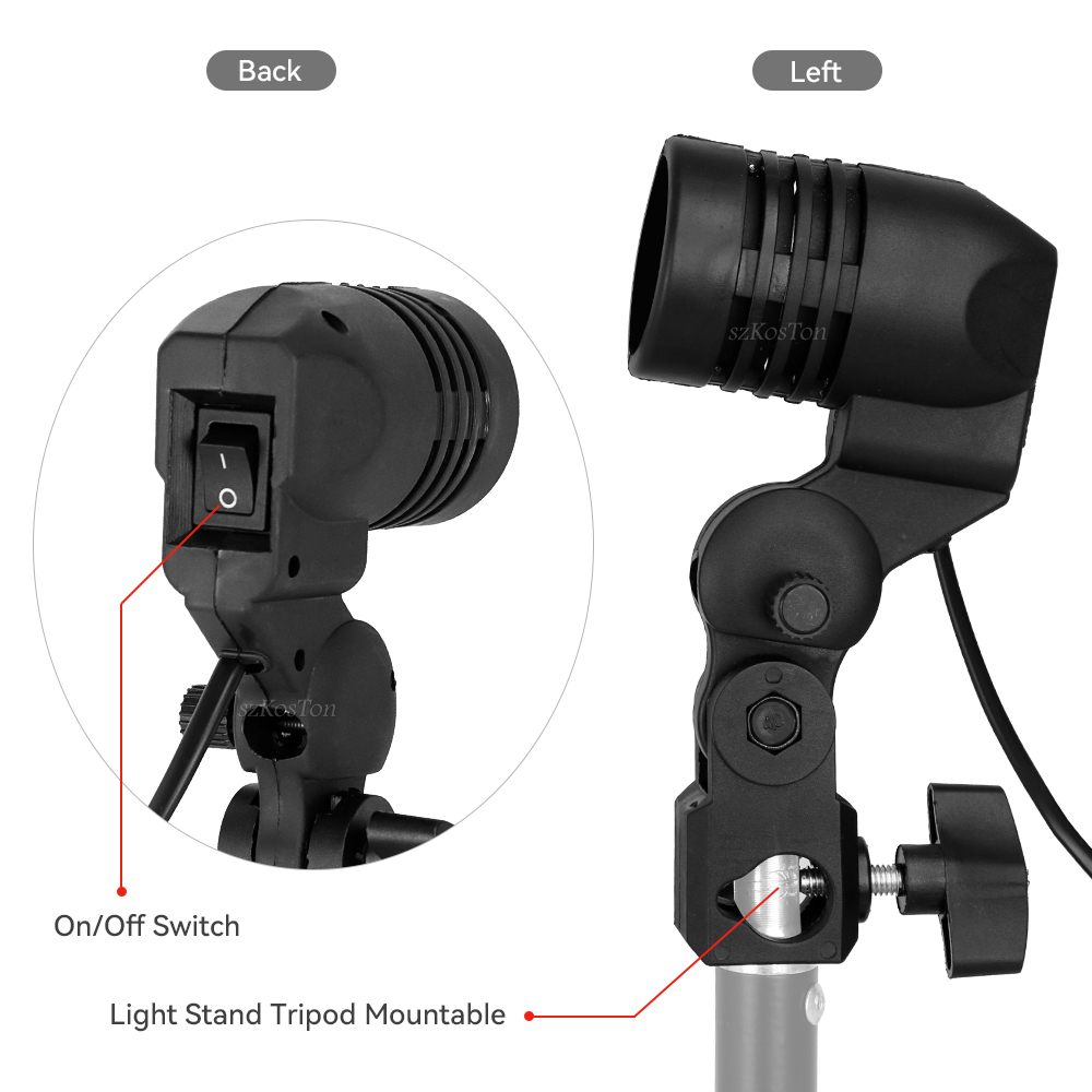 Single Head Bulb Holder E27 So - Photography Umbrella Light ulasan dan harga