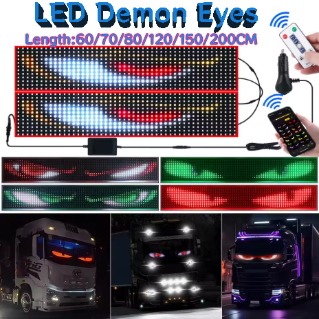 LED Devil Eyes Ambient Light F - Pixel Art Led Panel ulasan dan harga