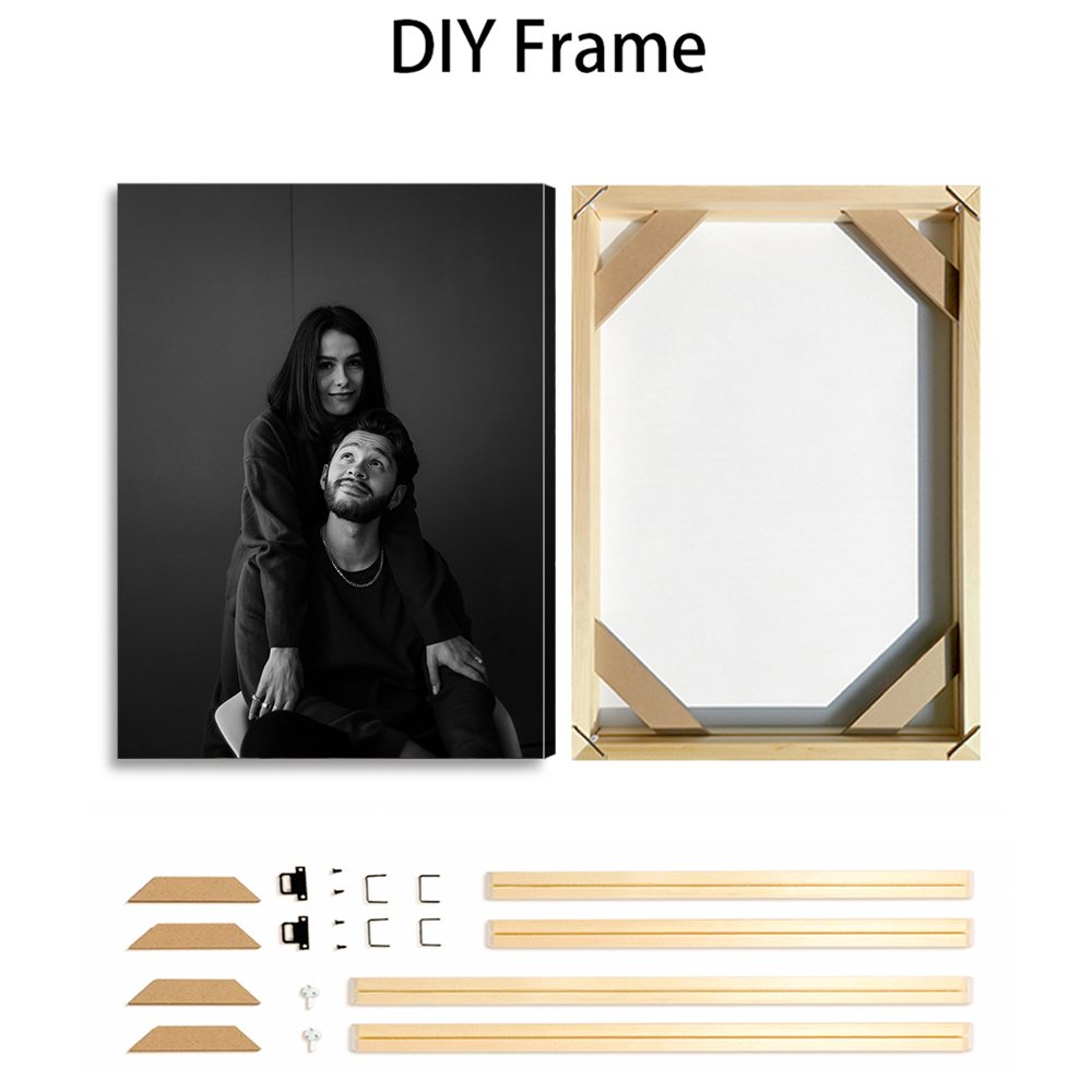1 pc Custom Photo with DIY fra - Photography Exhibition ulasan dan harga