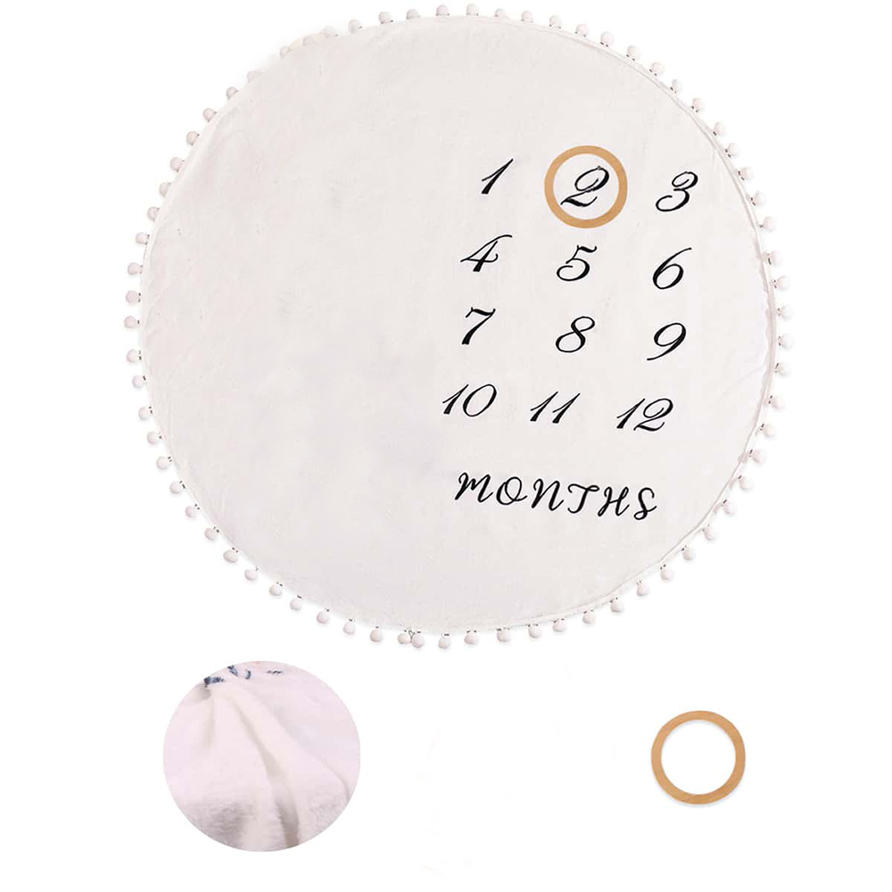 Flannel Month Milestone Blanke - Photography Newborn ulasan dan harga