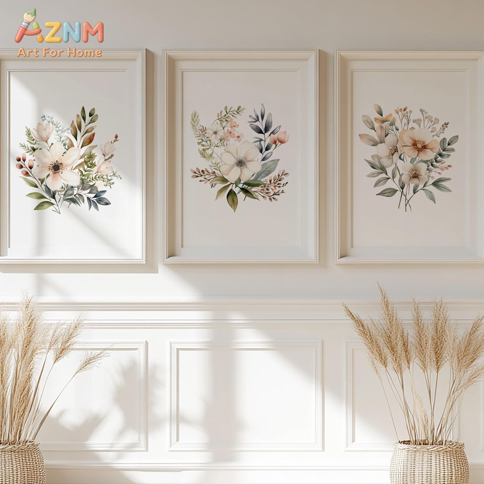 Set of 3 Wildflowers |Vintage  - Photography Kit ulasan dan harga