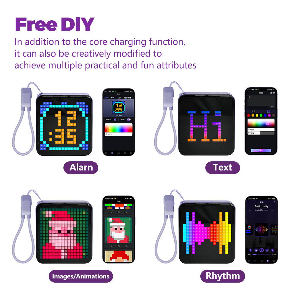 LED Pixel Display Night Light  - Pixel Art Led Panel ulasan dan harga