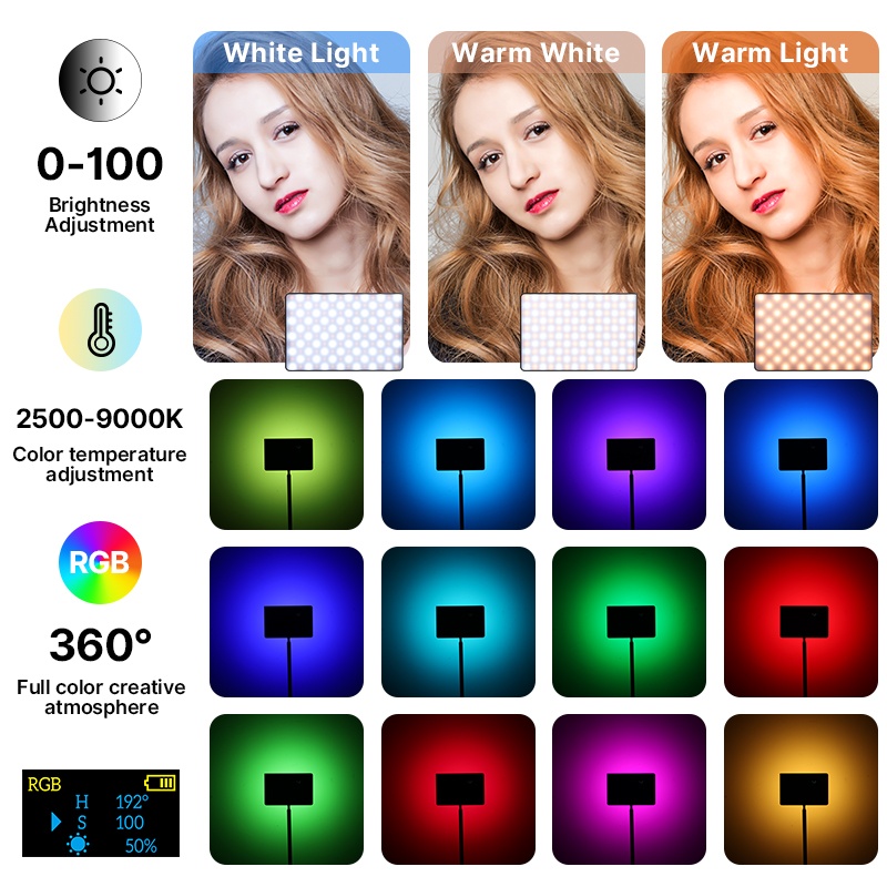 Ulanzi LT003 15W RGB Video Lig - Pixel Art Led Panel ulasan dan harga