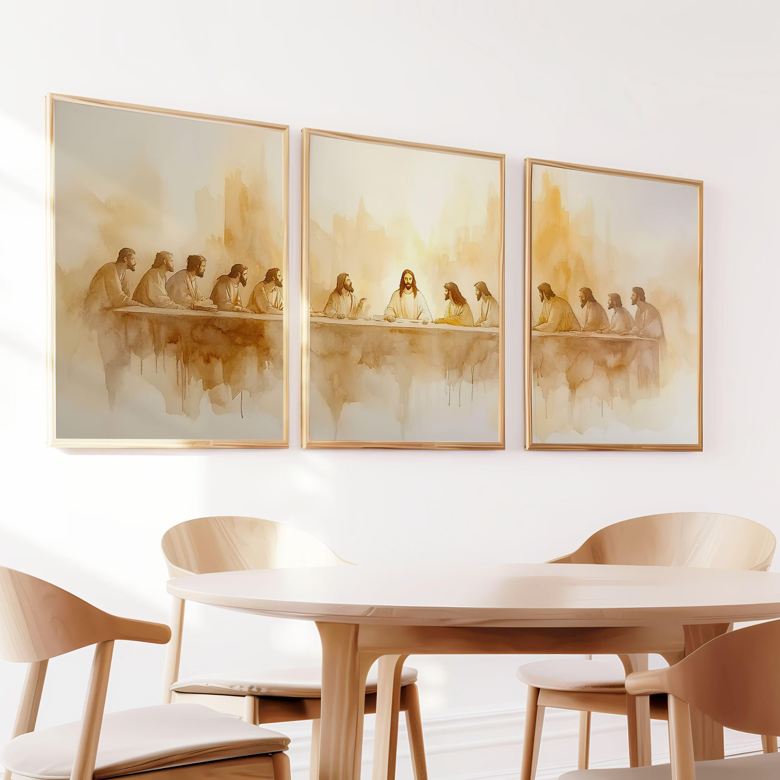 3pcs/set The Last Supper Wall  - Photography Kit ulasan dan harga