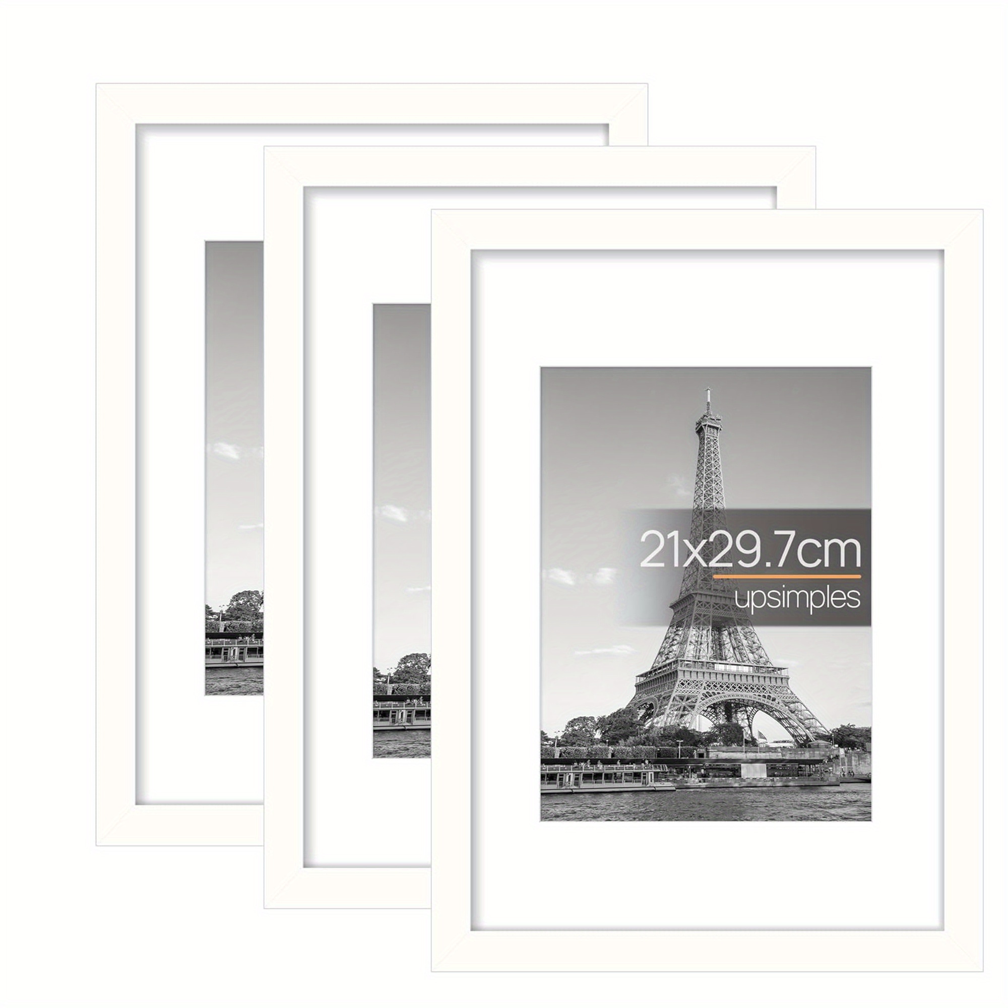 3pcs Wooden Photo Frames for P - Photography Black And White ulasan dan harga