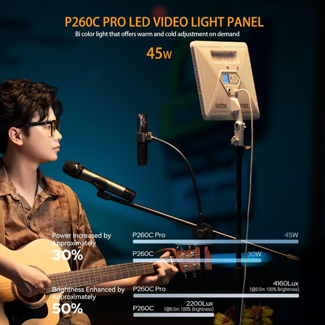 Godox P260C Pro LED Video Ligh - Pixel Art Led Panel ulasan dan harga