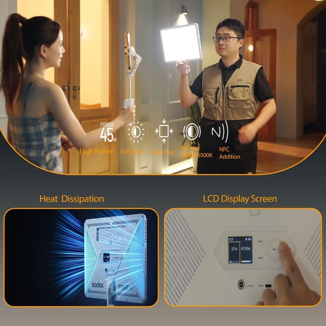 Godox P260C Pro LED Video Ligh - Pixel Art Led Panel ulasan dan harga