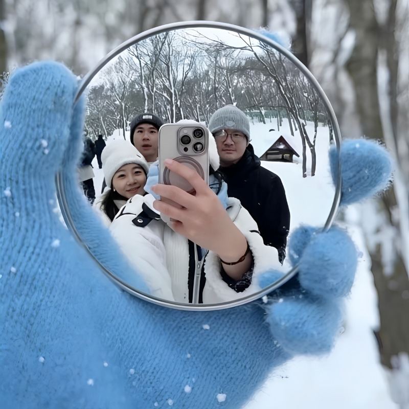 9.5/7.5cm Handheld Selfie Mirr - Photography Solo ulasan dan harga