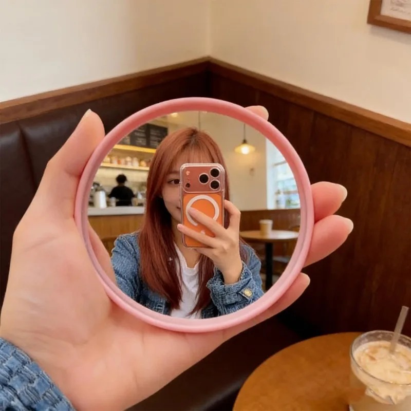 9.5/7.5cm Handheld Selfie Mirr - Photography Solo ulasan dan harga