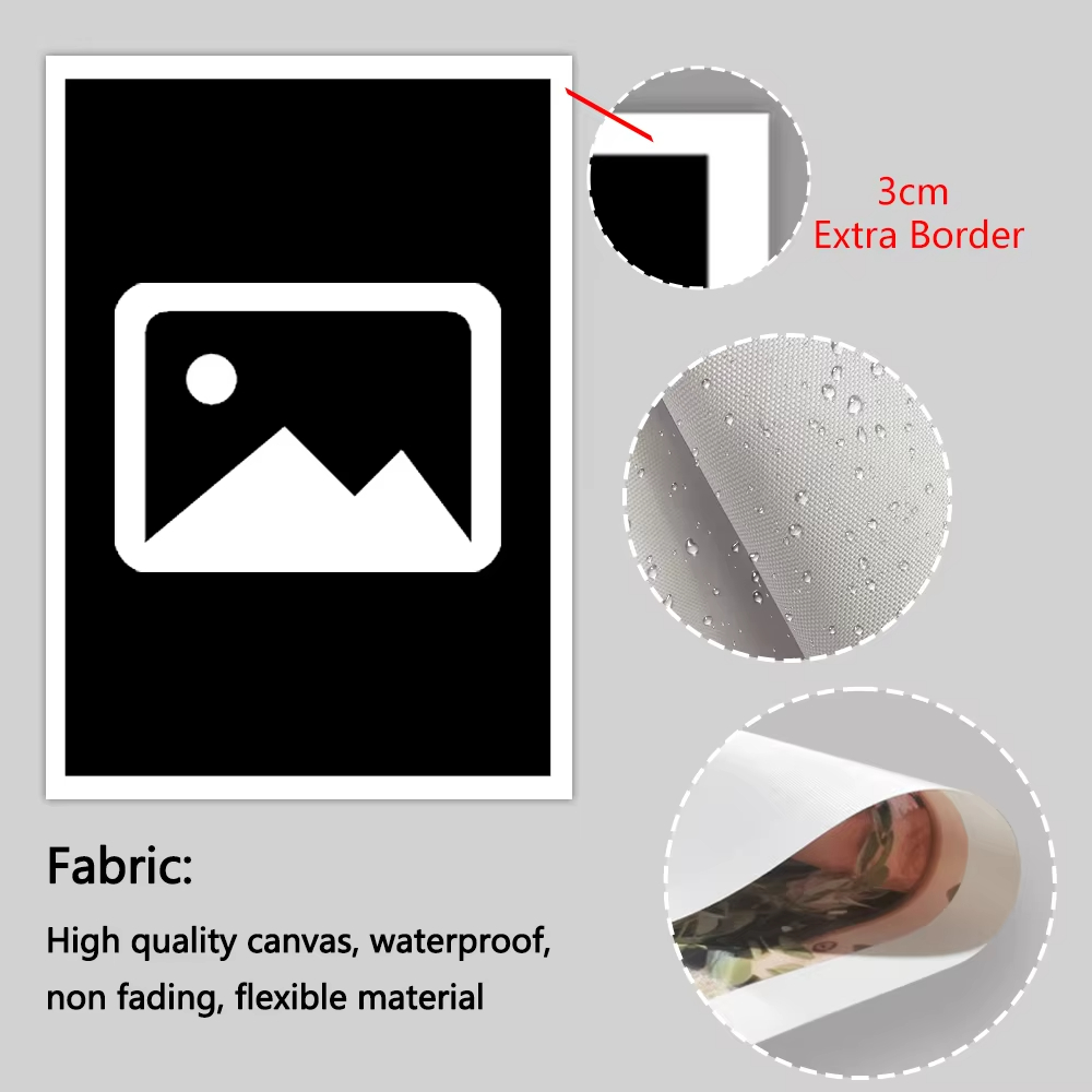 4pcs/set Custom Canvas Printin - Photography Kit ulasan dan harga