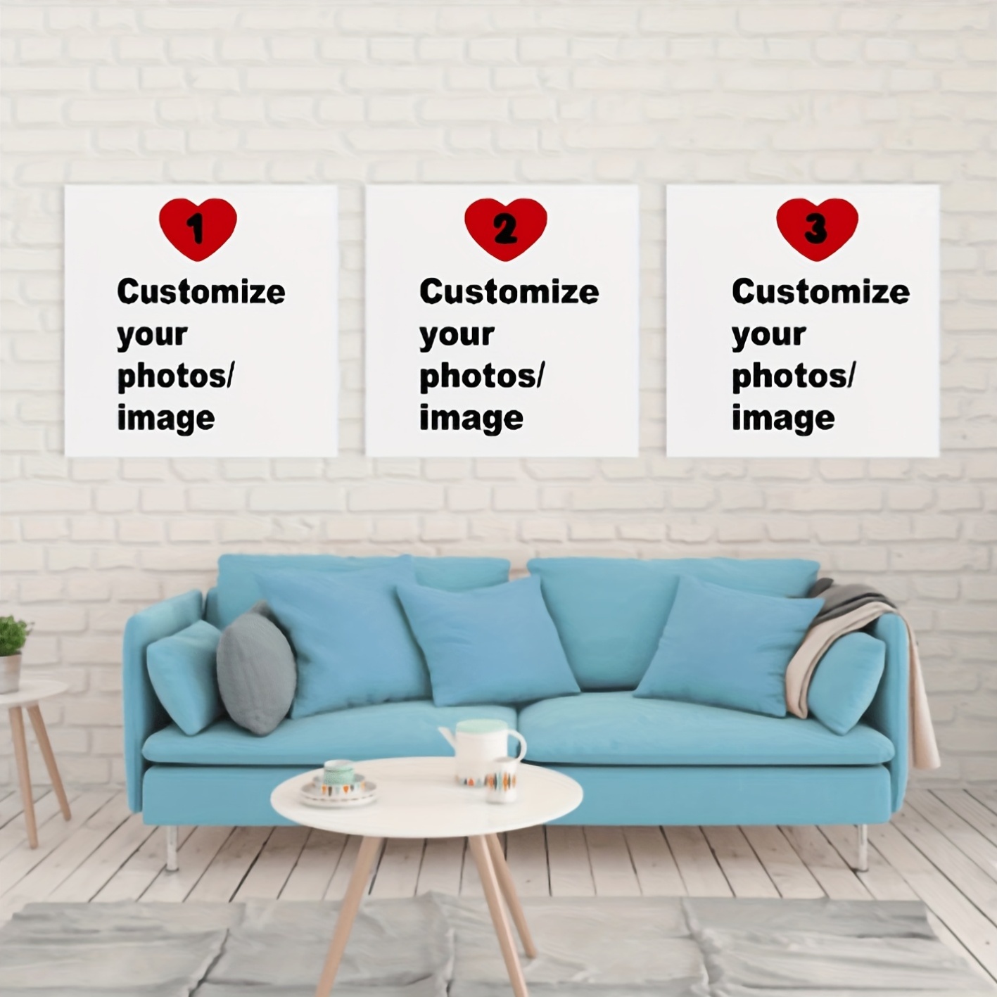 3pcs/set Custom Square Canvas  - Photography Kit ulasan dan harga