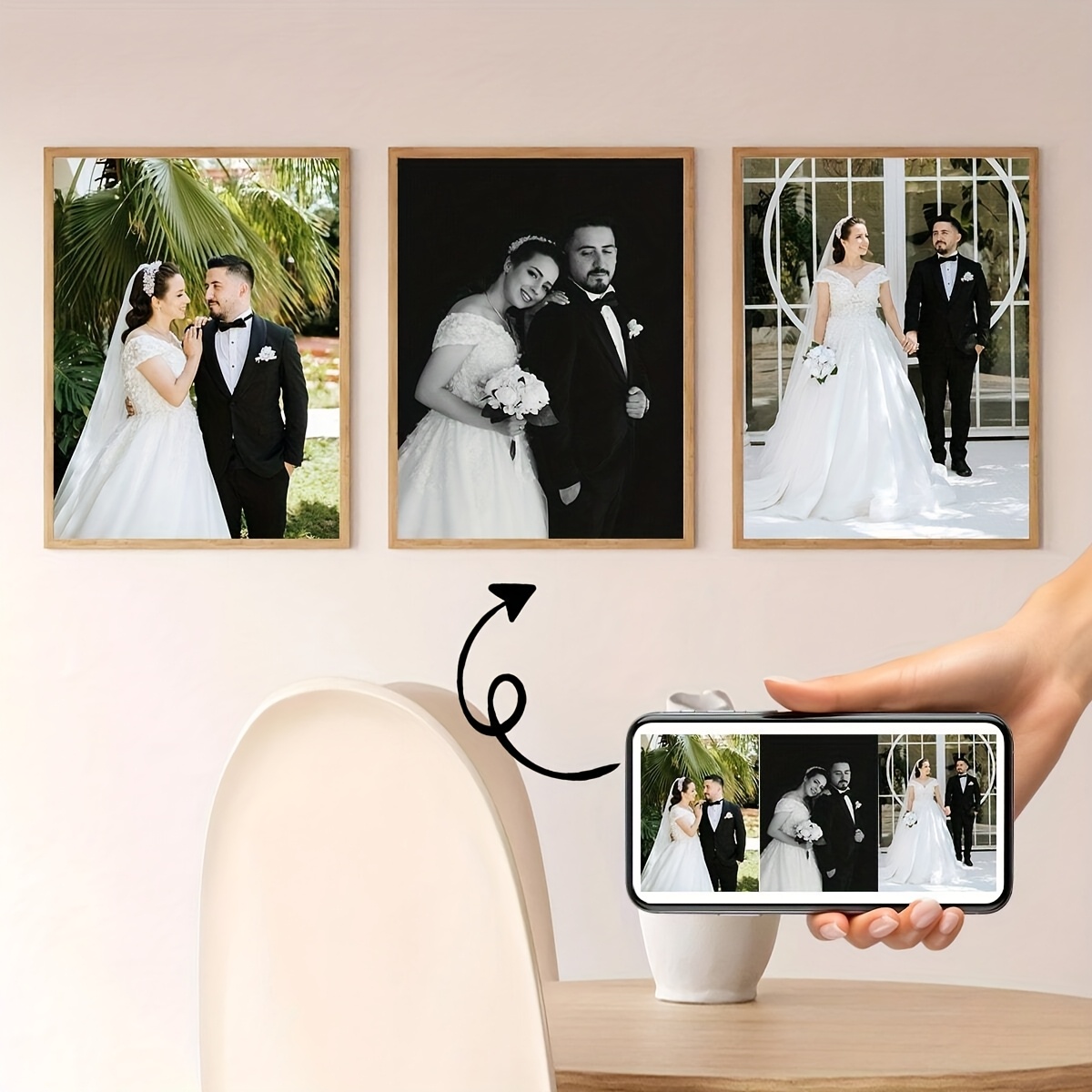 3pcs/set Custom Square Canvas  - Photography Kit ulasan dan harga