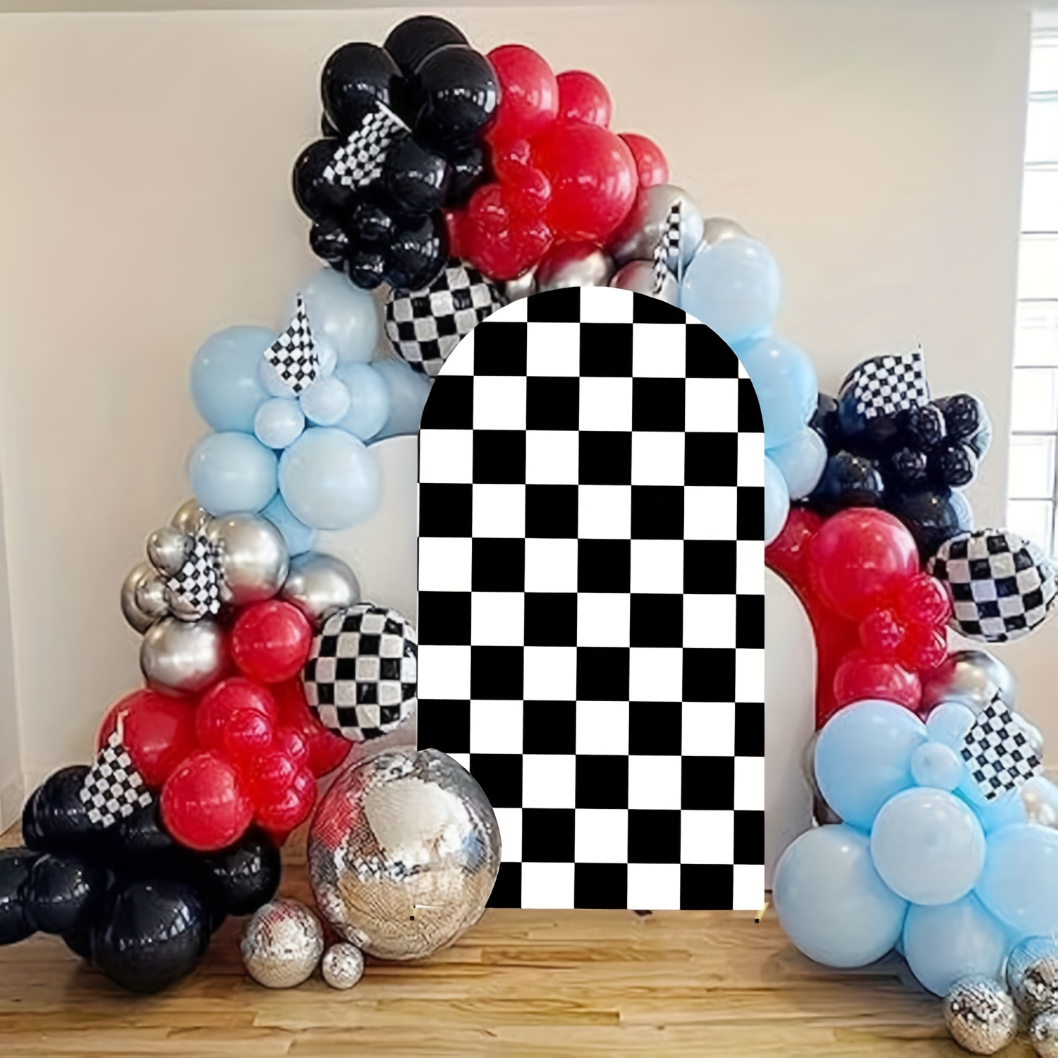 VIKAMA Black and White Checker - Photography Black And White ulasan dan harga