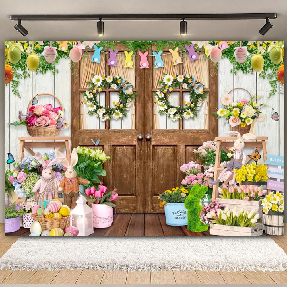 Happy Easter Backdrop Photogra - Photography Architecture ulasan dan harga