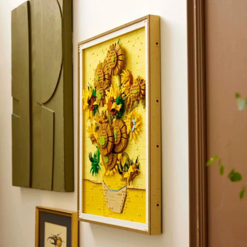 New MOC 3D Sunflower Painting  - Photography Architecture ulasan dan harga