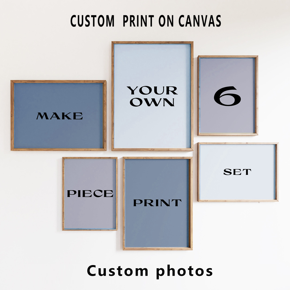 6pcs/set Custom Canvas Prints  - Photography Kit ulasan dan harga