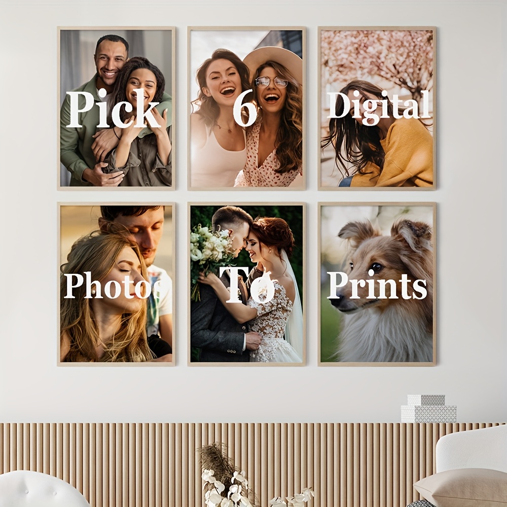 6pcs/set Custom Canvas Prints  - Photography Kit ulasan dan harga